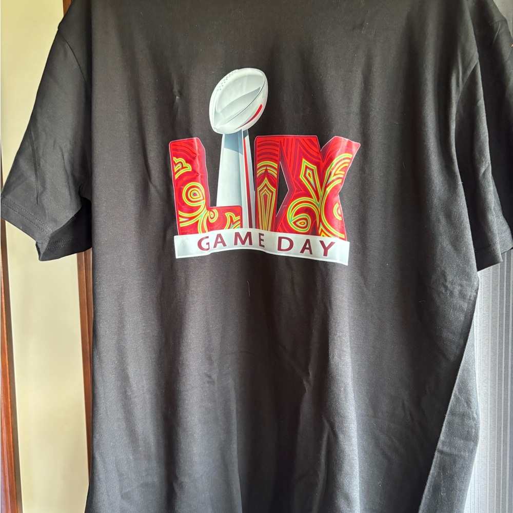 Black Super Bowl Game Day T-Shirt